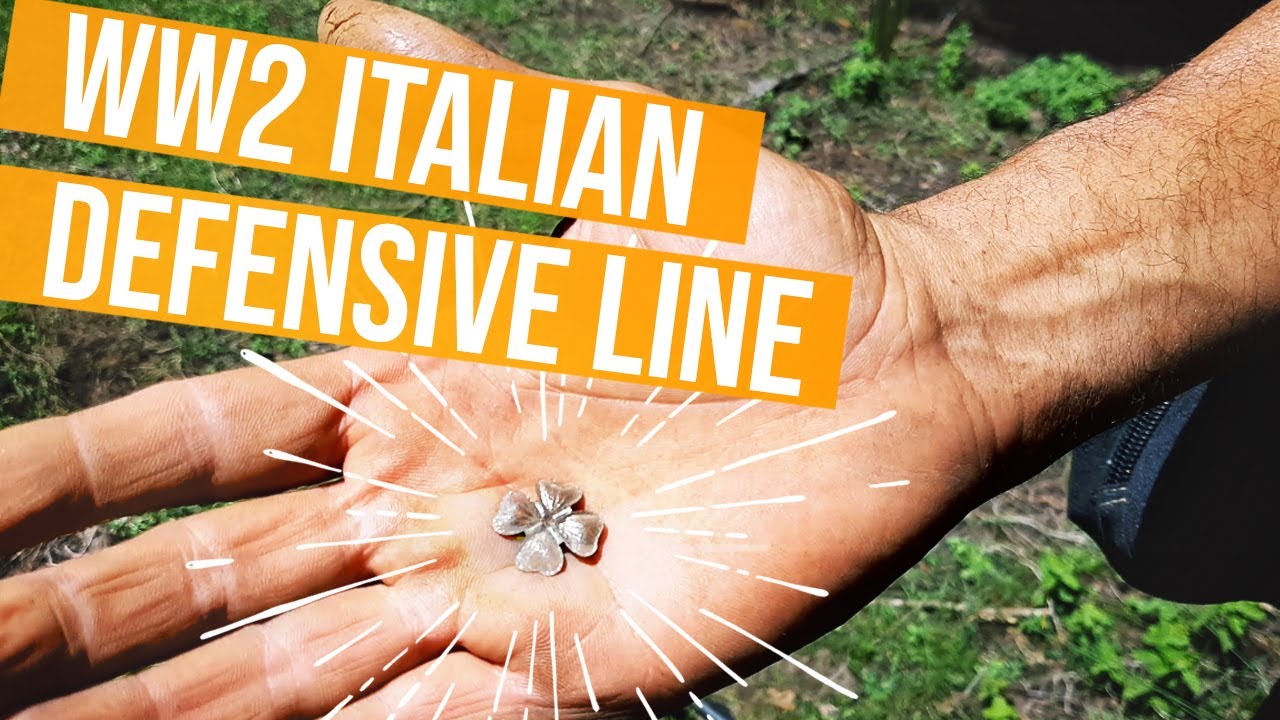 WW2 metal detector tra i resti delle linee italiane e tedesche WWII