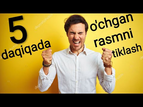 Telefondan o’chib ketgan rasmlarni qayta tiklash // востановить удаленных фотографии на андроид