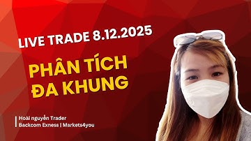 Live Trade Vàng / Gold / XAUUSD 09h00 08.12.2025 - Hoai Nguyen Trader – Backcom Exness, Markets4you