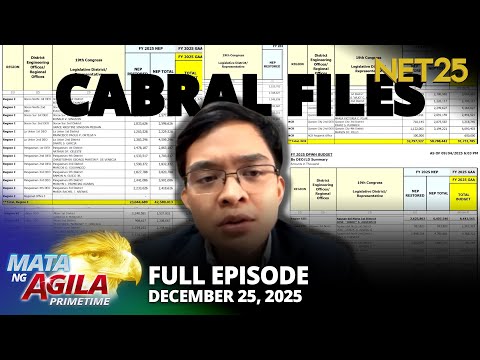 Mata Ng Agila Primetime December 25 2025 