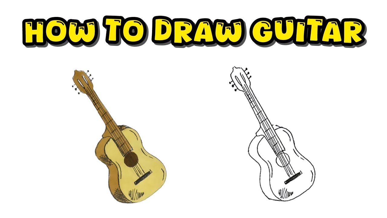 How to Draw Guitar with Easy-to-Follow Steps – Unlock Your