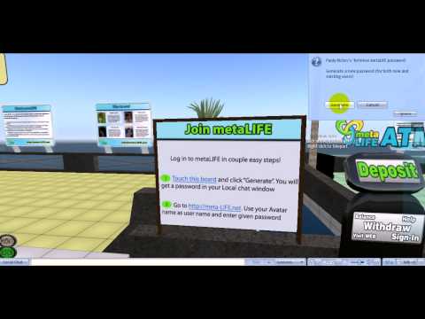 Second Life - How to Login to metaLIFE