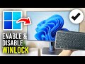 How To Enable or Disable Win Lock - Full Guide