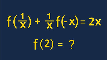 Een functionele vergelijking | f(2)=?