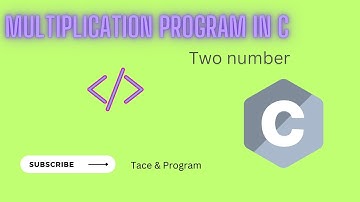 How to multiply two numbers in c language || #program #coding #c programming