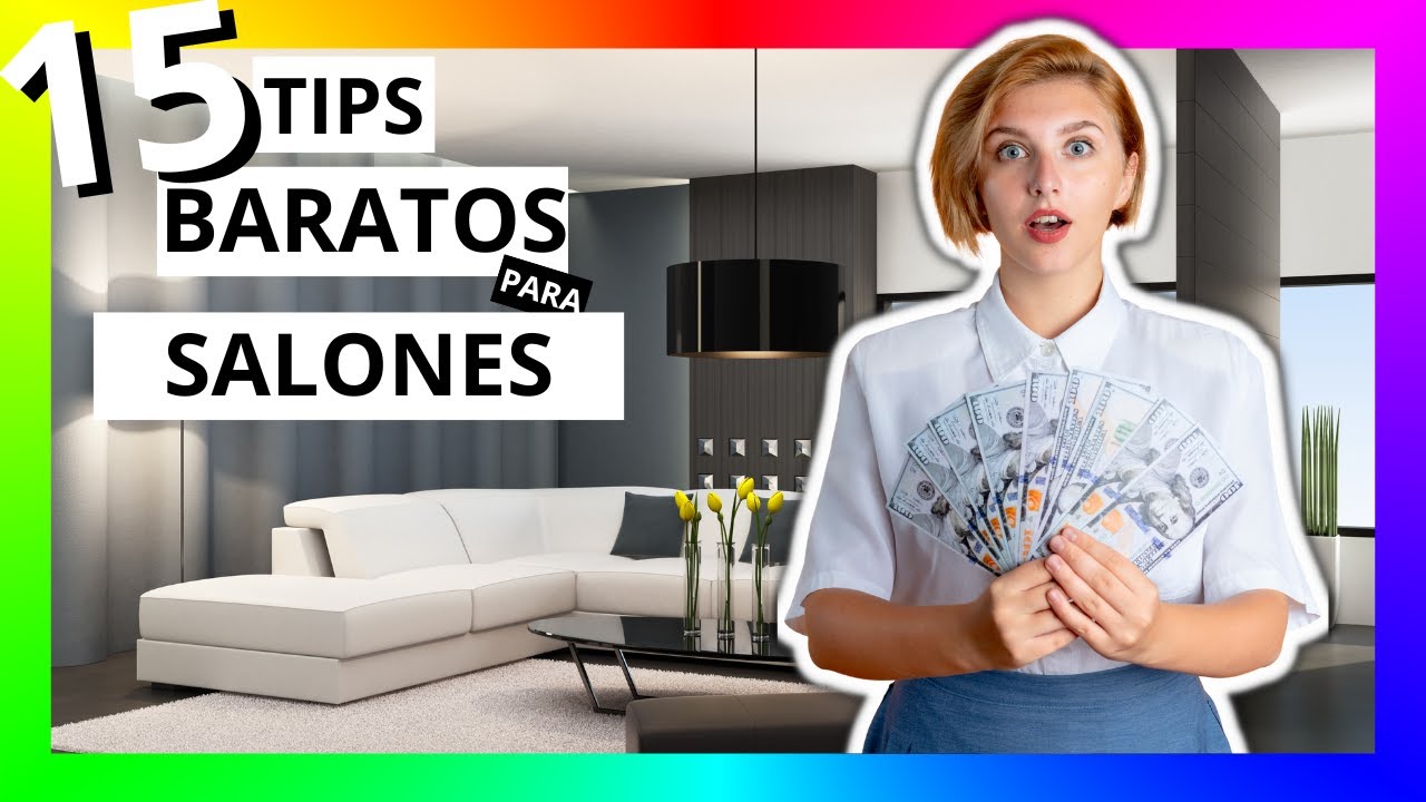 Trucos fáciles y muy baratos para cambiar la decoración de tu salón casi  gratis