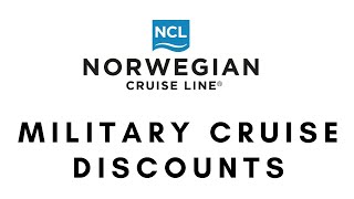 How to get your military discount on NCL Norwegian Cruise Line