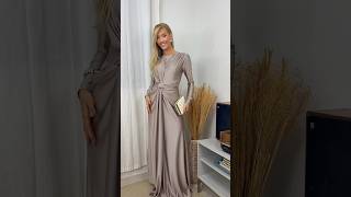 Vestido Longo Champagne Manu