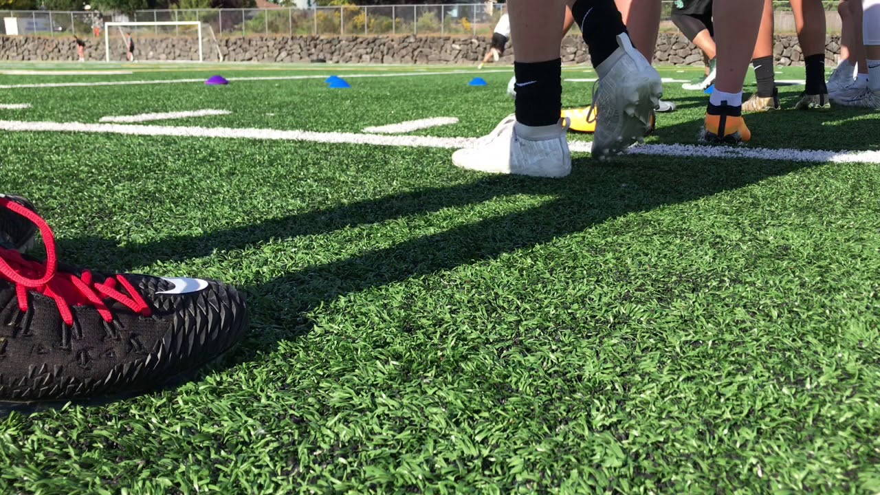 Wide Receiver Drills Cone Drills For Speed YouTube