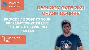 GATE 2021 Geology Crash Course