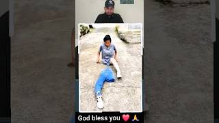 God bless you || Huge Respect || Disable Legless woman ❤️  mydchannel viral shorts