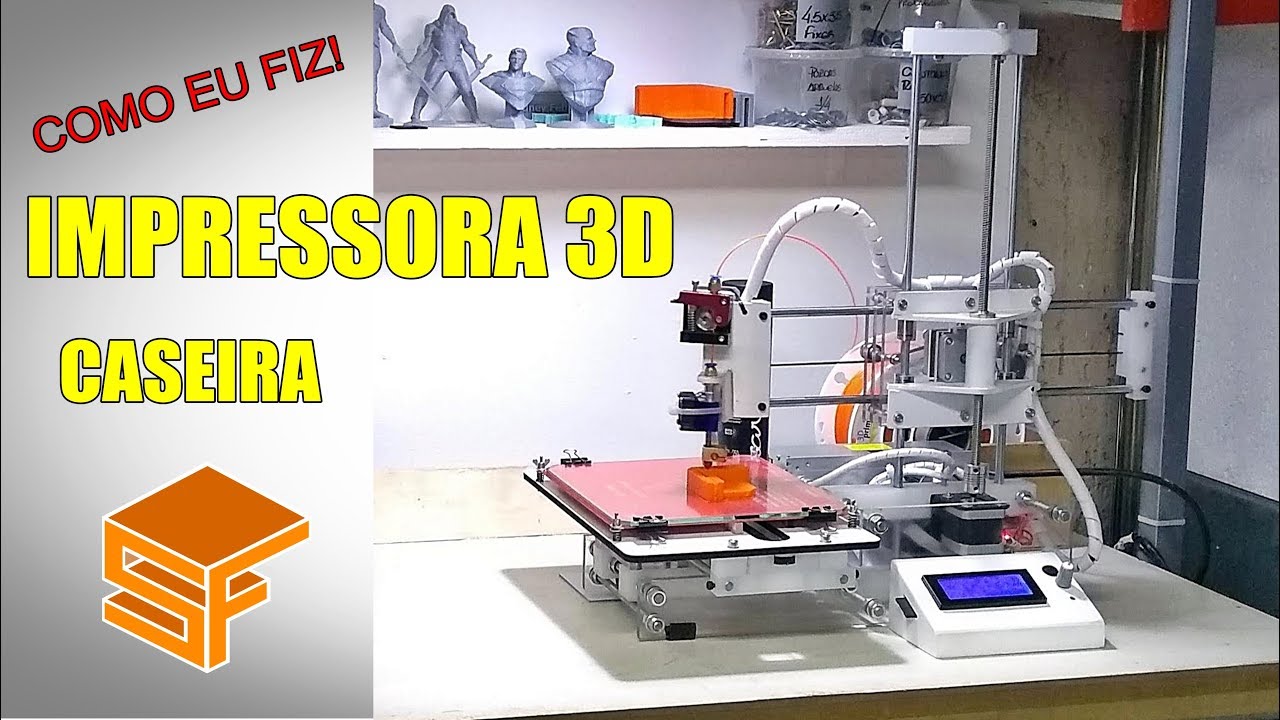 IMPRESSORA 3D CASEIRA ( como eu fiz! )