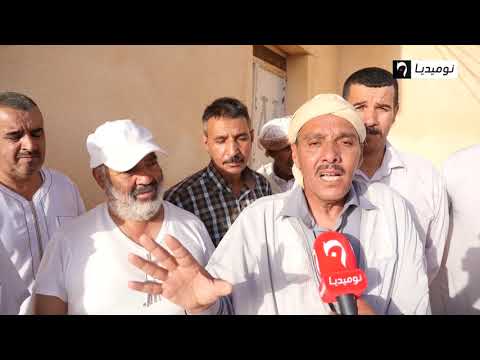 الأغواط عرش الداحامنية بمنطقة الحوض بافلو يقوم بوقفة احتجاجية