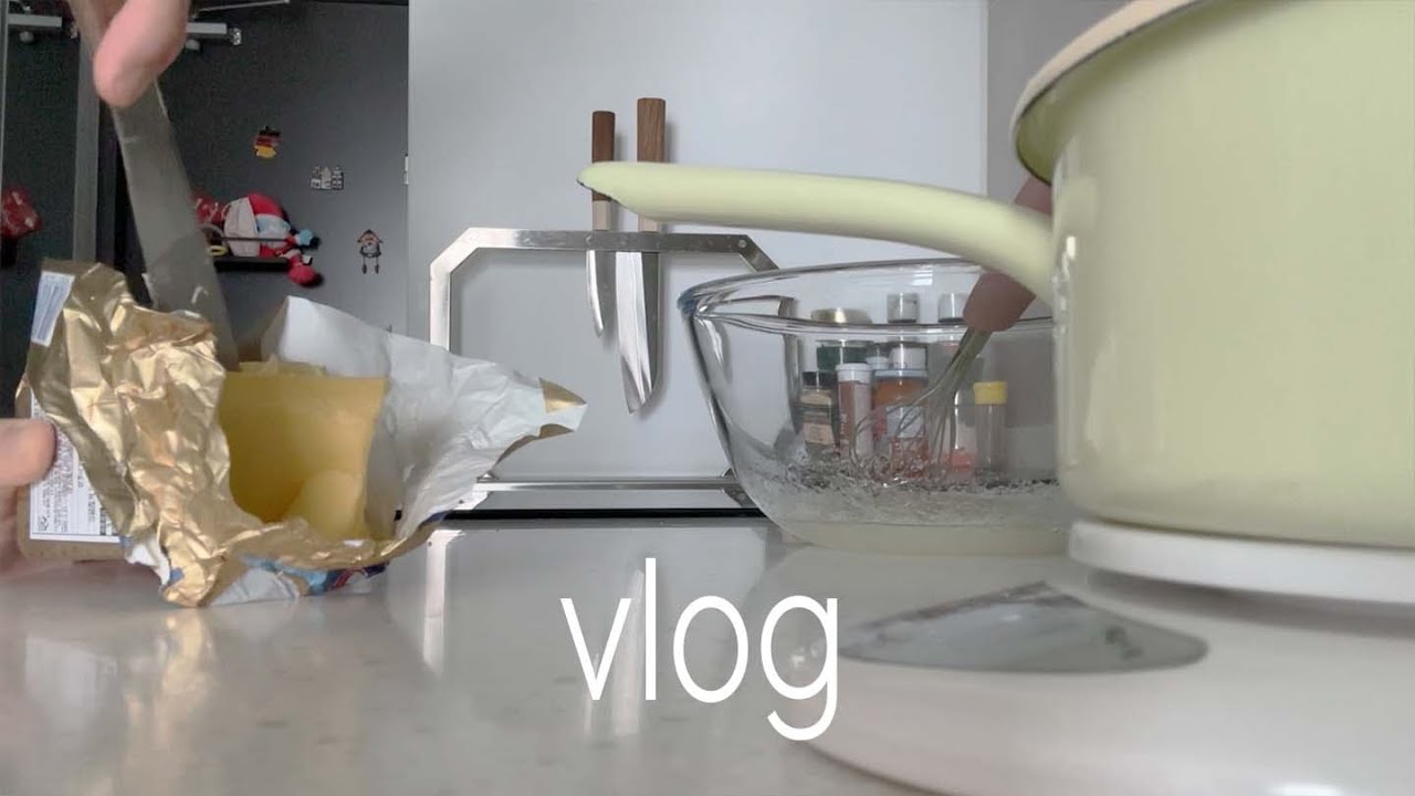 vlog | 대학생은 5학년 없음ㅋㅋ 개강 브이로그, 베이킹하는 빵순이 일상에 다이어트를 곁들인, 토익스피킹 벼락치기