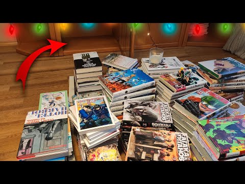 Уборка на МАНГА полках / 290+ ТОМОВ 🧹 МОЯ КОЛЛЕКЦИЯ МАНГИ