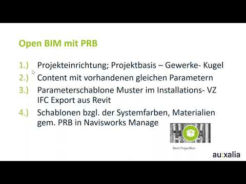 Open BIM mit IFC und Revit ProjectBox | auxalia Keynotes 2021