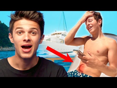 YACHT LIFE *stung by a jellyfish | Brent Rivera's Dream Vacation EP 5