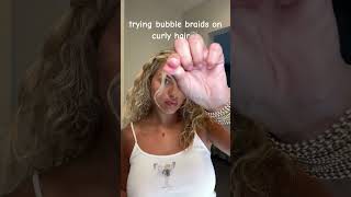 curly hair bubble braid tutorial! what do you think? #curlyhair #curlyhairtutorial Wealth