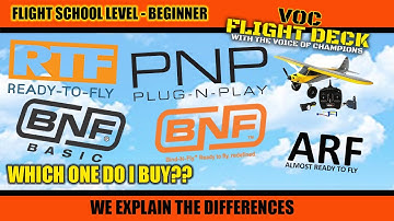 BNF - RTF - PNP - ARF Which One Is Right For Beginners? Explaining Differences For you. RC Aircraft