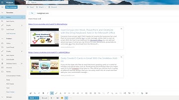 Enable or Disable Link Preview in Outlook.com and Outlook on the Web