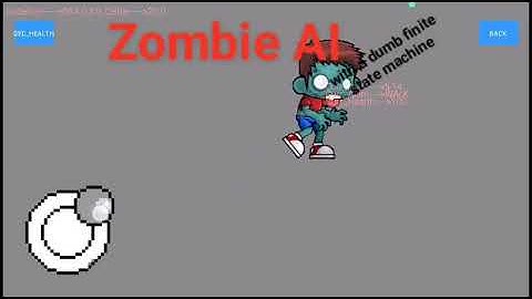 Zombie AI using Simple Finite State Machine-SaltyYolk