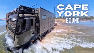 Cape York Backroads with Deep Water Crossing Pushing our Expedition Truck to Its Limit