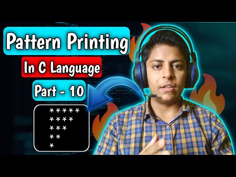 Pattern Printing Tutorial || C language || Part - 10 ( Logic Building )