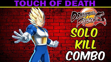 [ SEASON 4 ] DBFZ Vegeta (Super Saiyan) Solo Kill Combo With Inputs - Dragon Ball FighterZ - ZEPHELA