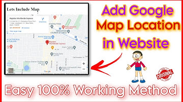 How to add google map location in your website - Easy Way 100% | 2023 Method