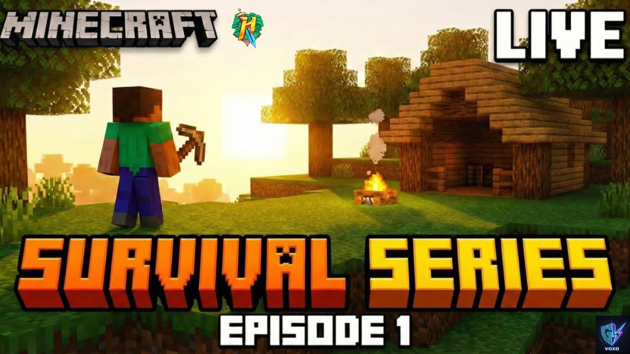 THE BEGINNING! 🌲 Minecraft Survival Series - Episode 1 (LIVE 🔴) - YouTube