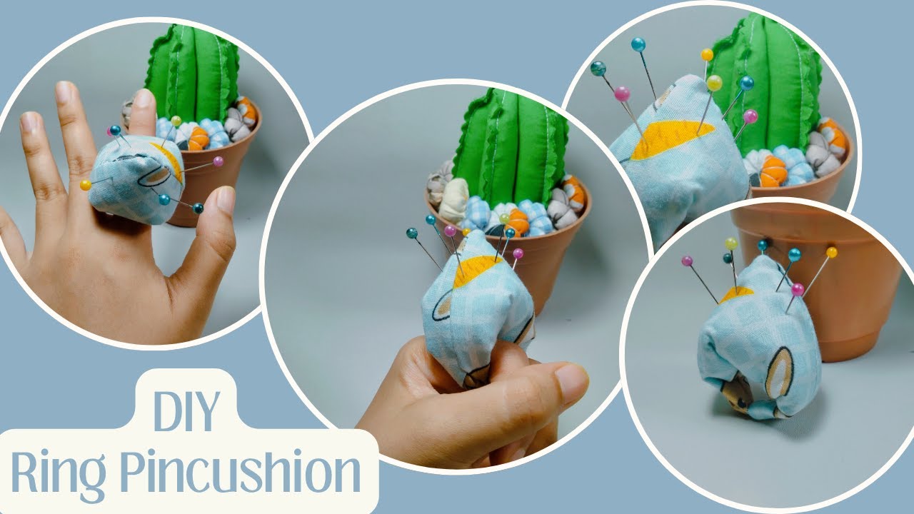 DIY Ring Pin Cushion | Mini Pin Cushion Sewing | Sewing Ideas | Easy Sewing
