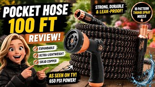 Pocket Hose Copper Bullet Review 💦 100 FT Expandable Garden Hose Worth It?