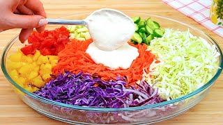 Eat this healthy salad for dinner every day and you will lose belly fat. WITHOUT DIET