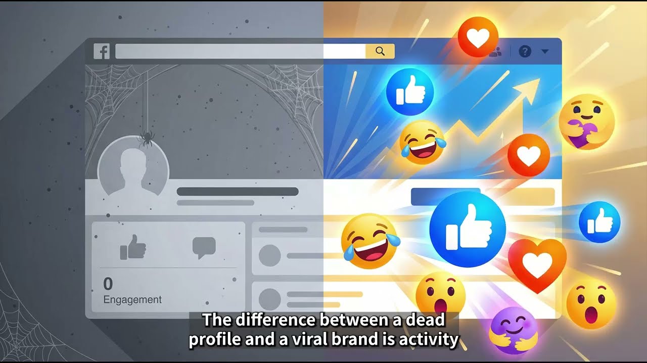 Facebook Likes and Comments in JarveePro Social Media Automation Dashboard