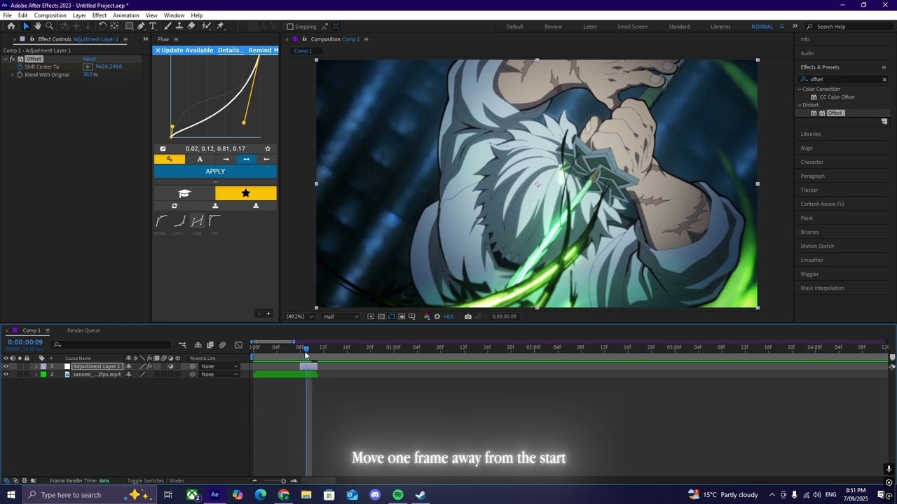 How to do offset one framers in 1 minute (after effects)