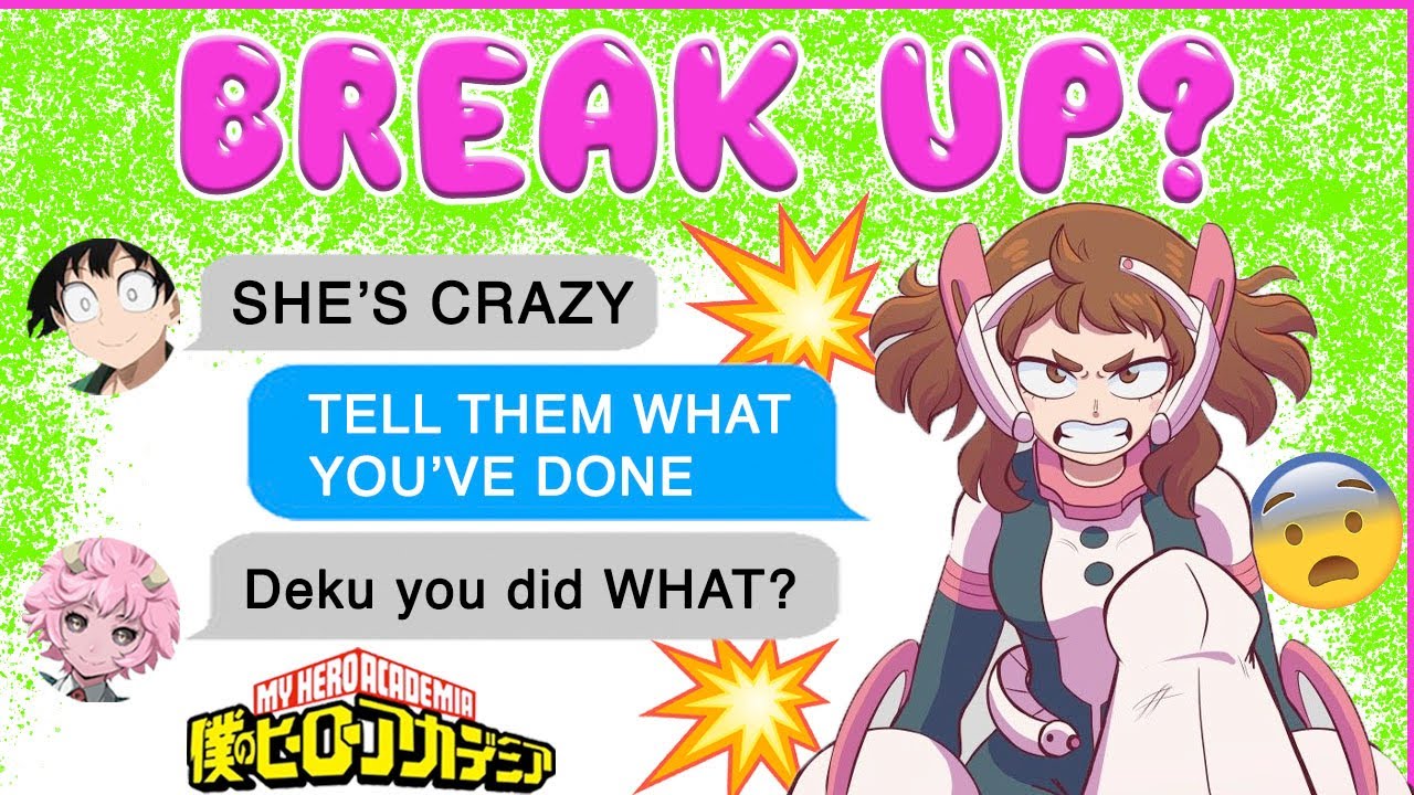 Uraraka is JEALOUS! 😡 BNHA Texts - MHA Chat - IzuOcha