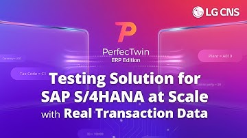 Introduction to PerfecTwin ERP Edition - Perfect Go-Live with 100% testing coverage