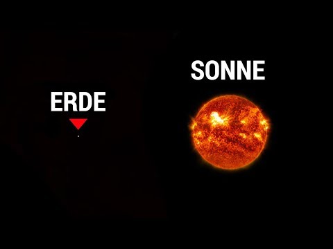 Video: Wie schwer ist die Sonne im Vergleich zur Erde?