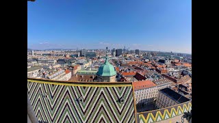 Vienna From Southtower Türmerstube Of Stephansdom