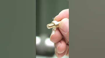 How to Machine Brass Screw on SL-36 CNC Lathe Side Live Tool with Saw Milling?  #cnc #smartlathe