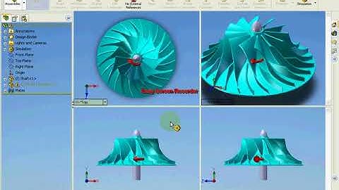 SolidWorks Tutorials, How To Create Impeller Simulation #solidworks #mechanical