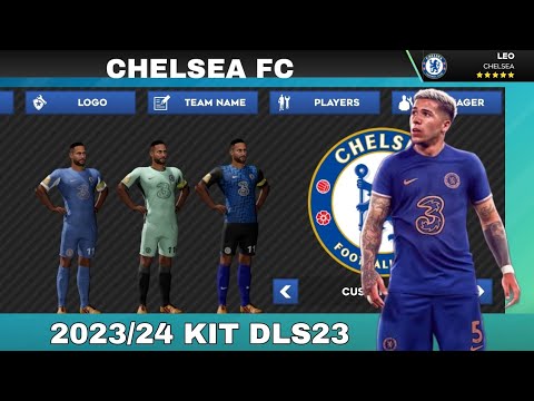 Chelsea F.C. 2023-2024 Kit Released By Nike For Dream League Soccer 2023  /Mrgamerkl10 - Youtube