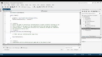 XNA Lesson 2 - Intro To XNA 4.0 (Program Structure)