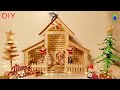 DIY How To Make Christmas Crib Very Easily At Home With Cardboard Nativity Scene Making Idea