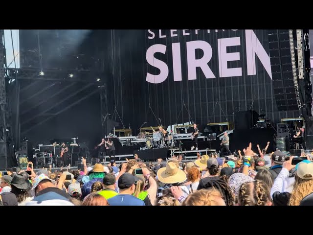 Sleeping With Sirens Live at Welcome To Rockville 2025 at Daytona