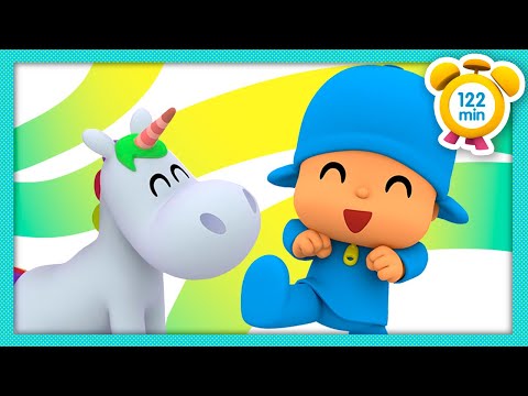 🐮 Aprenda animais com Pocoyo 🐯 DESENHOS ANIMADOS para crianças 