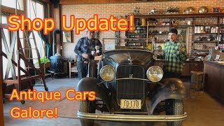 A Quick Shop Tour and Update!  "Late" Model Invasion At Strong's Garage!