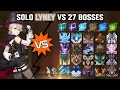 Solo c0r1 lyney vs 27 bosses without food buff  genshin impact