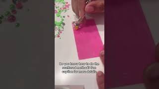 How to do the bling scatter method with rhinestones and flat back pearls