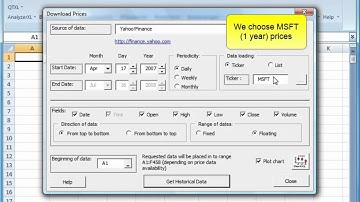 Using CCI in AnalyzerXL